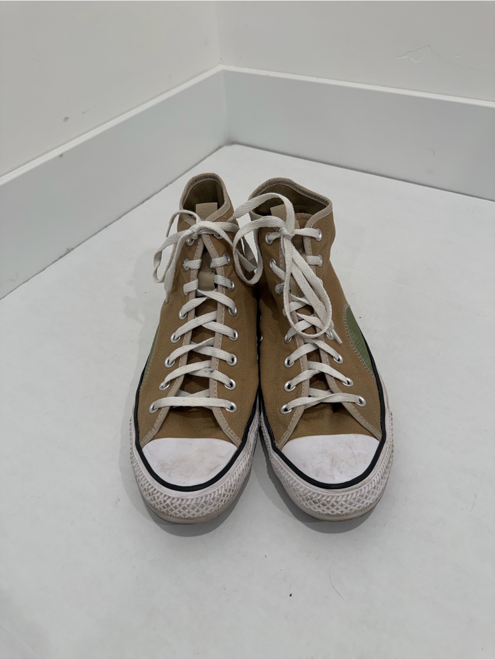 Converse Chuck Taylor Earth Tones HighTop Sneakers-Men’s 12-Women’s 14 Tan Green